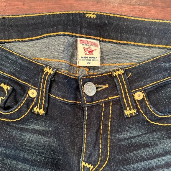 Women's True Religion Bobby Heritage Bootcut Denim Jeans, Size 30 - Picture 5 of 14
